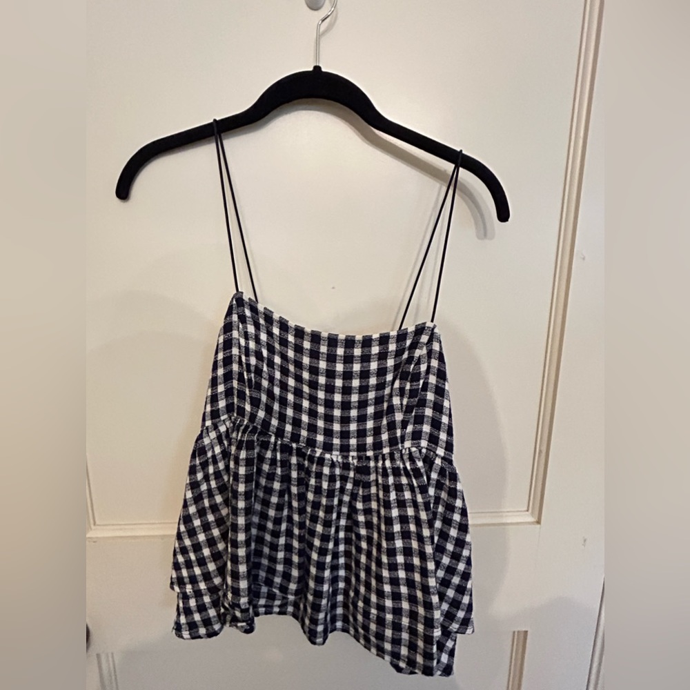 PLAID TOP